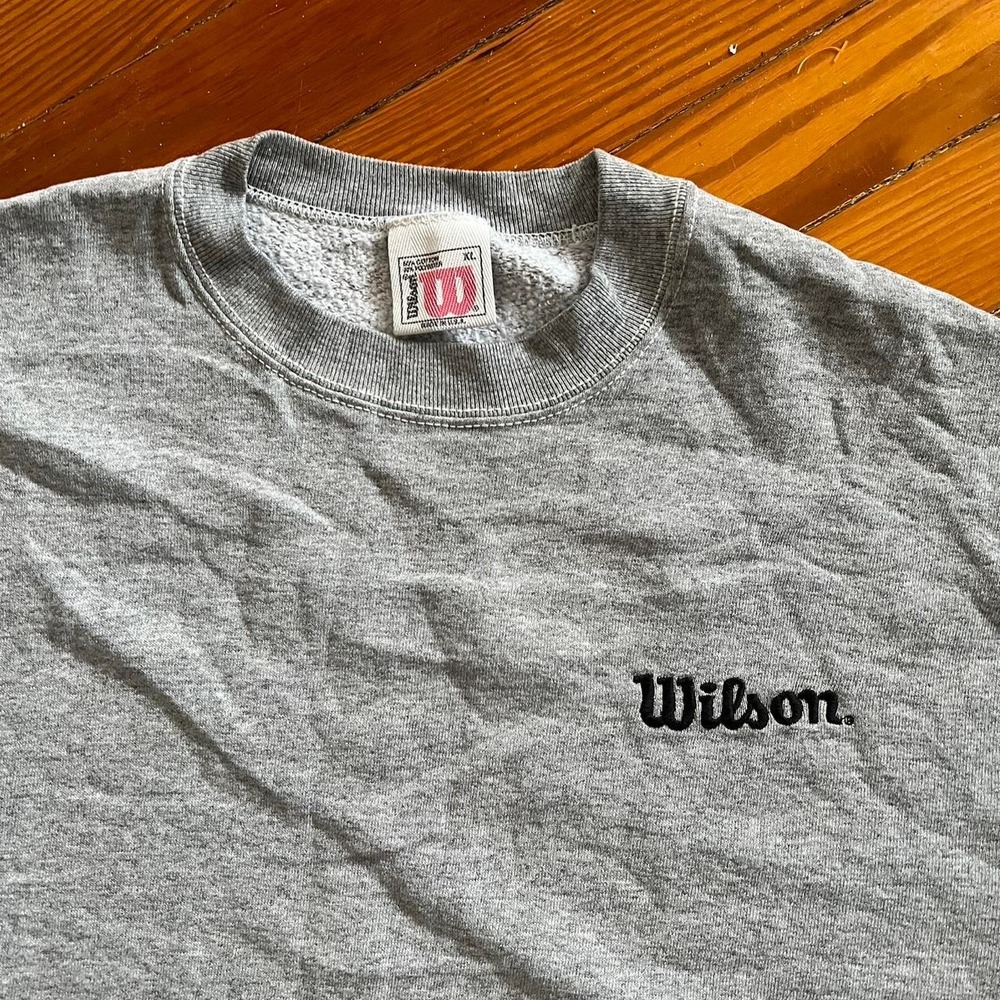 1990s Wilson Athletics Perfect Cotton Crewneck Sweater size XL
